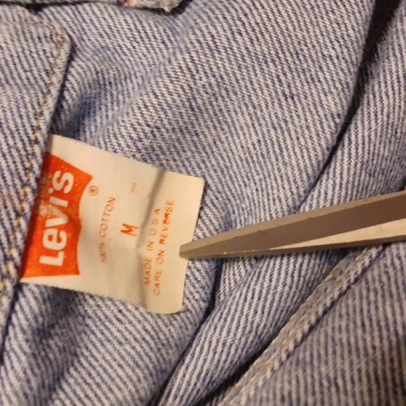 Vintage Levi Strauss & Co. Original Authentic Red Label Denim Blue Jean Jacket - Picture 13 of 16
